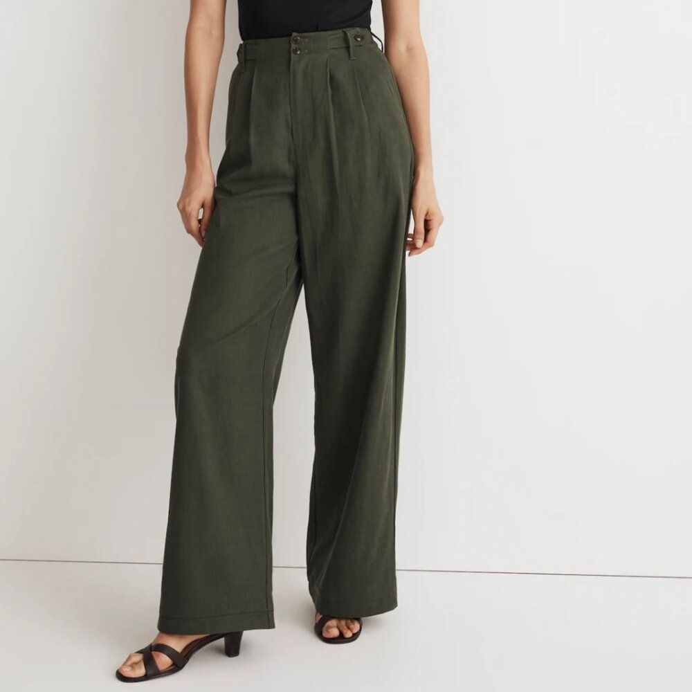 Madewell The Petite Harlow Wide-Leg Pant